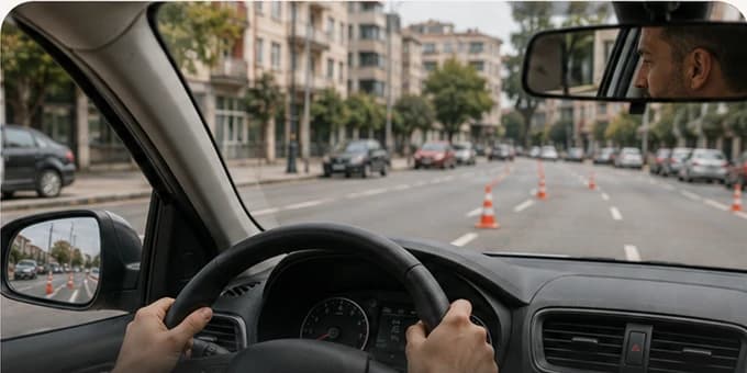 Özel direksiyon dersi — eğitim ortamı
